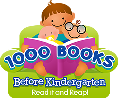 1,000 Books Before Kindergarten logo