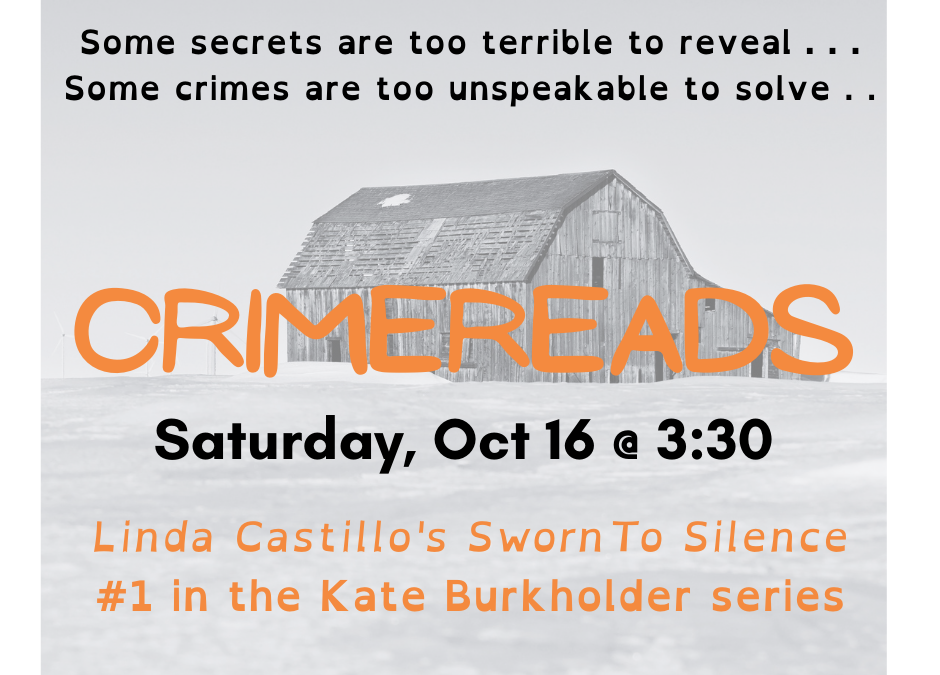 Crime Reads – Sworn to Silence
