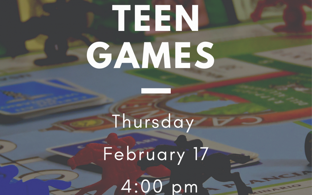 Teen Games – Bring Your Own Game