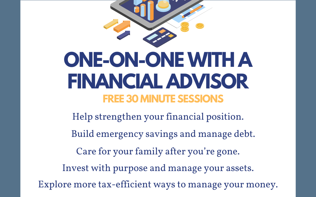*CANCELLED* One-on-one with a Financial Advisor