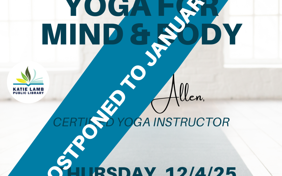 POSTPONED – Beginner Yoga for Adults & Teens